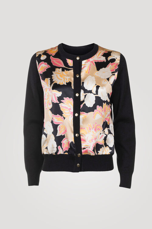 LUISA SPAGNOLI Mitrale Floral Top and Cardigan