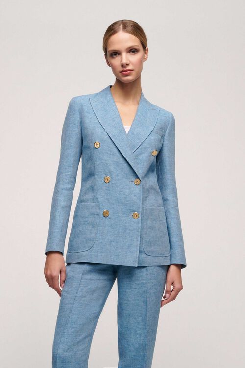 LUISA SPAGNOLI Vignola Double-Breasted Jacket (Full Suit)