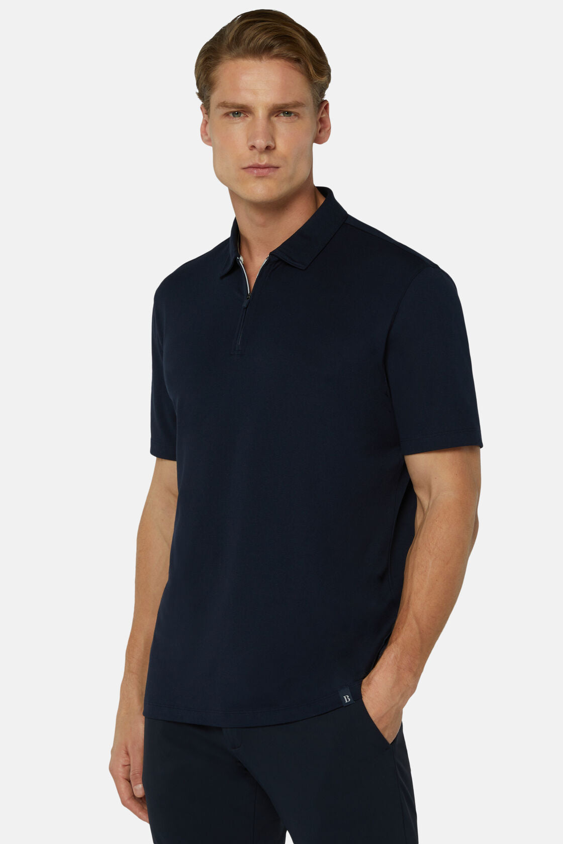 Boggi Polo in sustainable performance pique