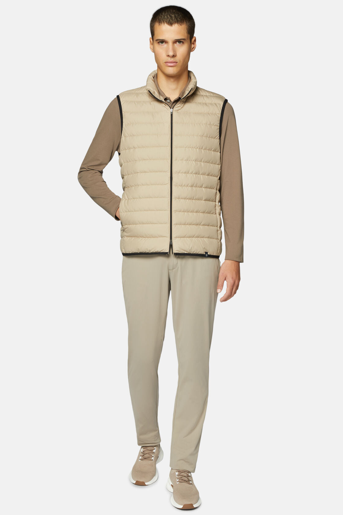 Boggi Goose Down Recycled Fabric Vest