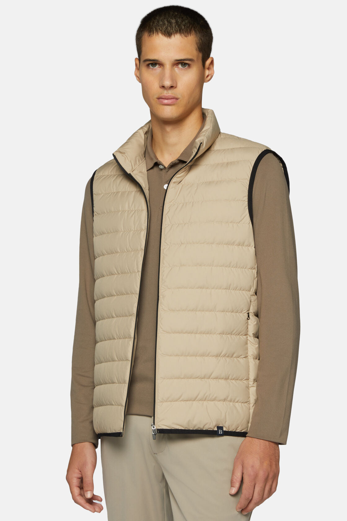 Boggi Goose Down Recycled Fabric Vest