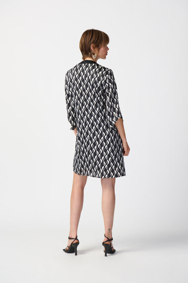 Geometric Print Satin