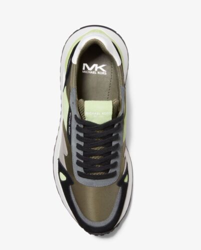 MICHAEL KORS Miles White/Green Trainers