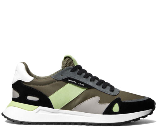 MICHAEL KORS Miles White/Green Trainers