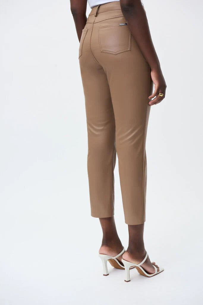 Joseph Ribkoff Faux Leatherette Straight Leg Pant Style 231915