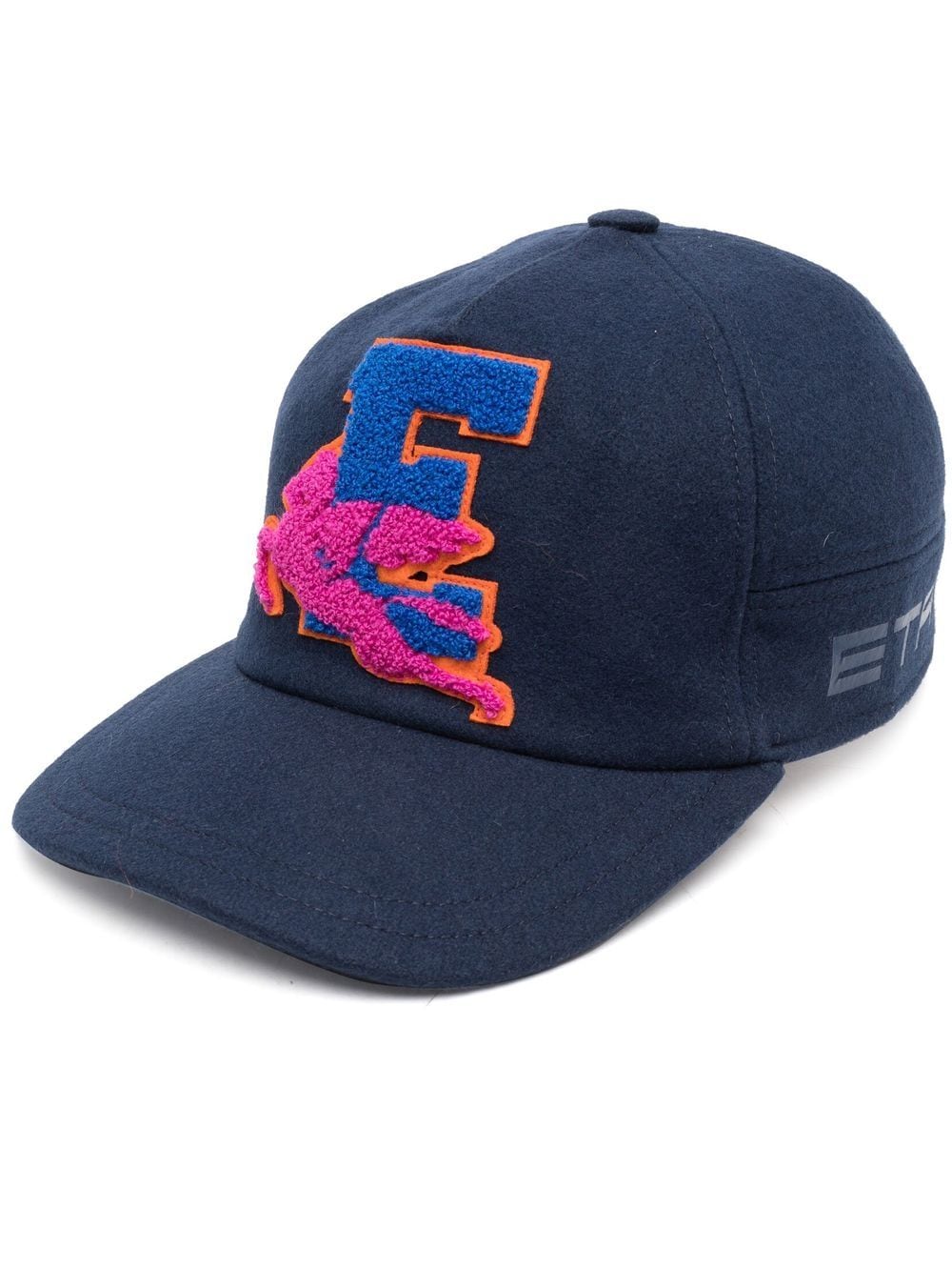 Etro Logo Patch Curved-Peak Baseball Cap