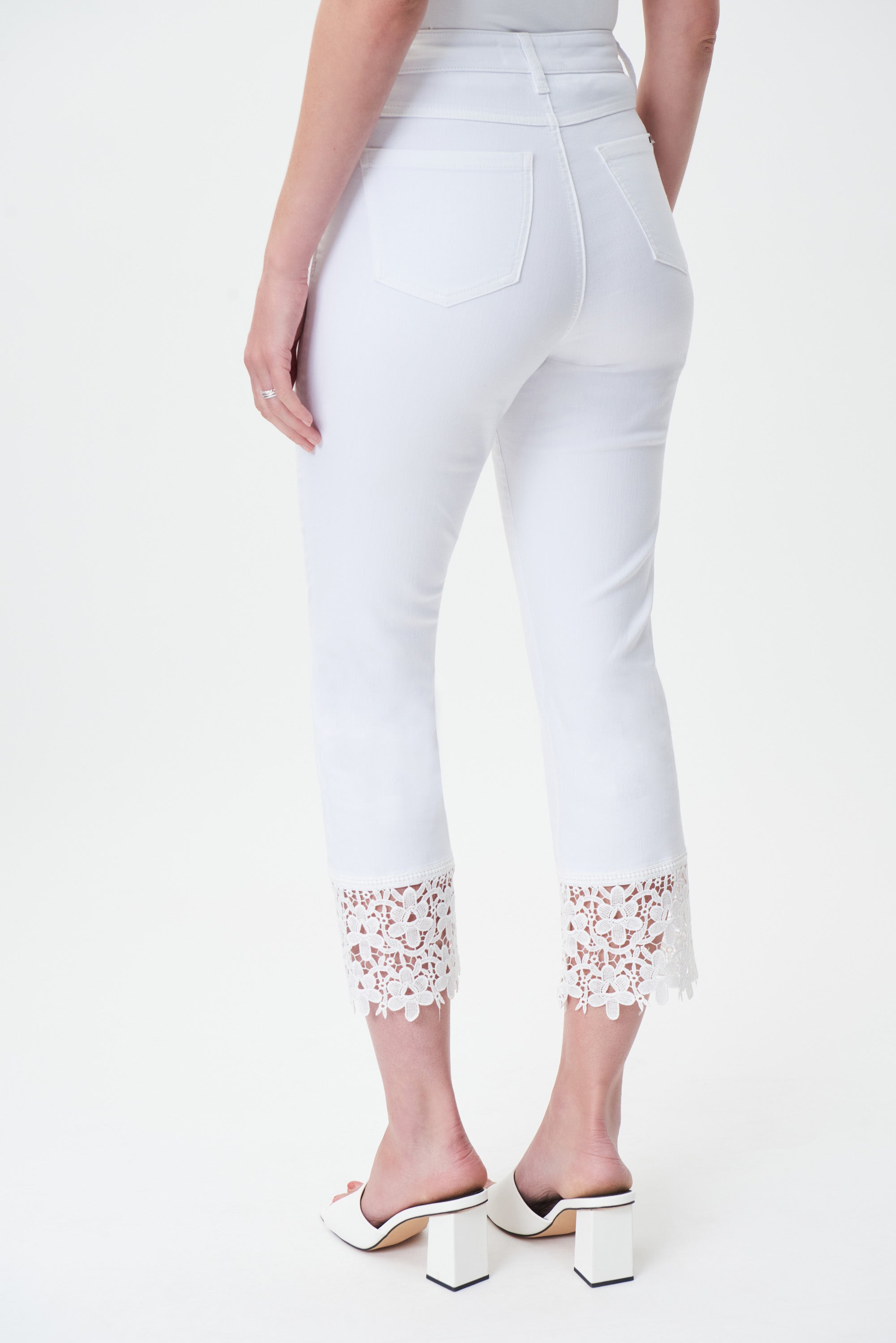 JOSEPH RIBKOFF Lace Cuff Jeans Style 232909