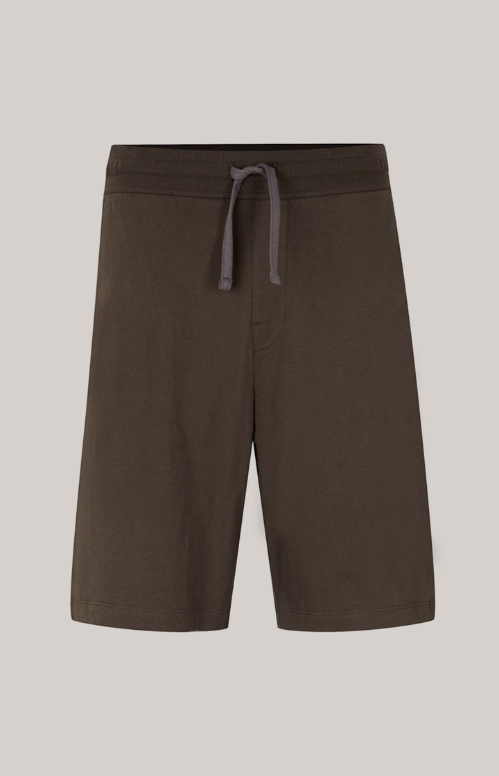 Joop! Loungewear Shorts In Dark Green-Brown