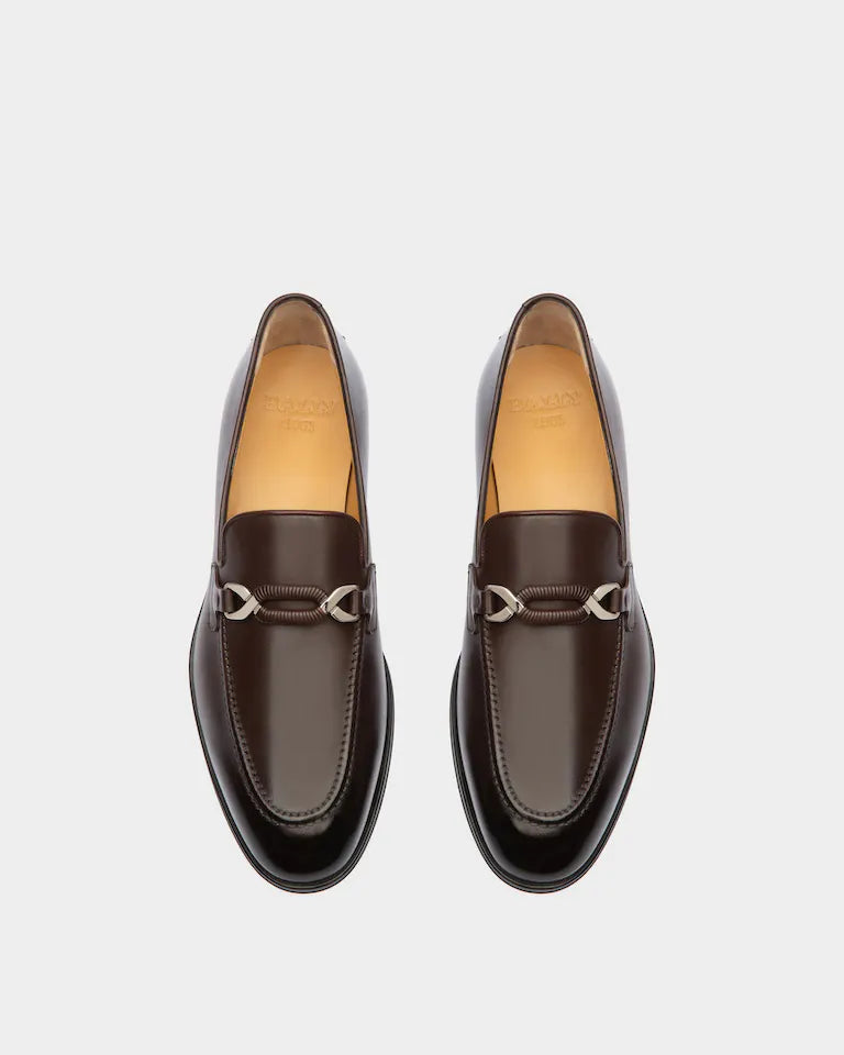 Bally Wernof Leather Loafers In Brown