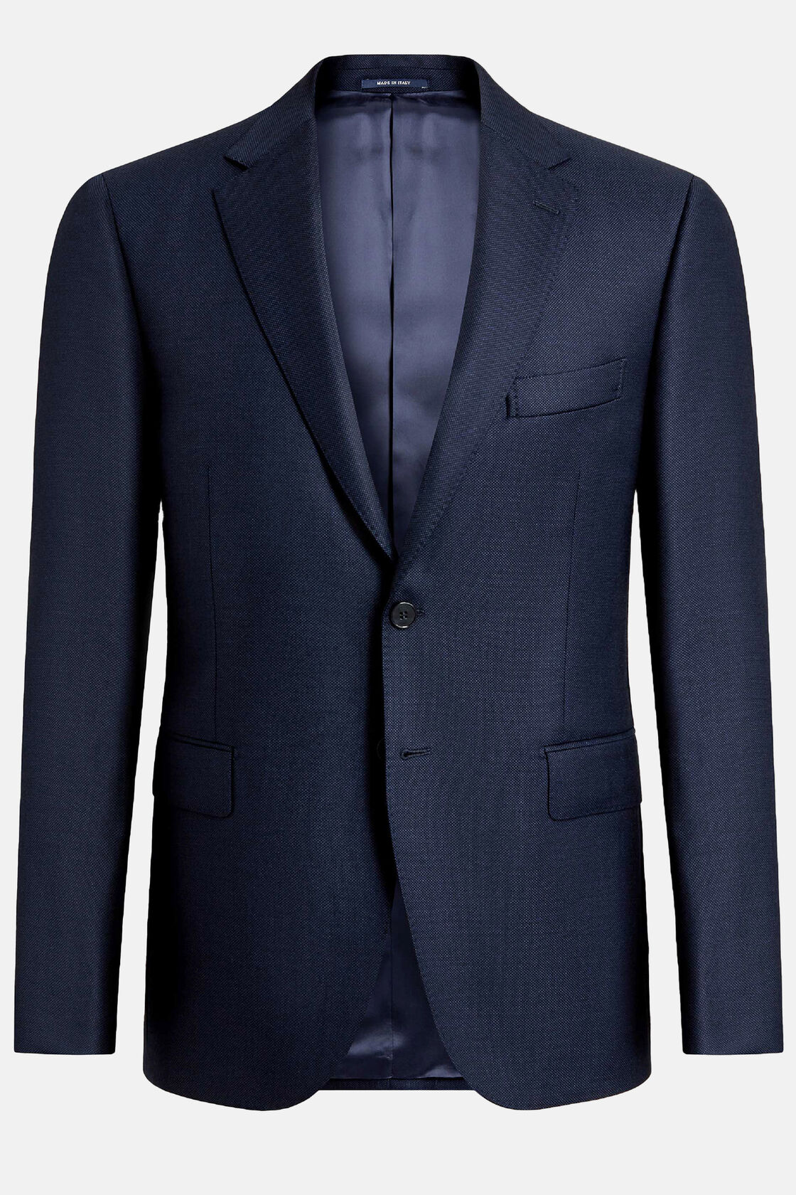 Boggi Cornflower Blue Birdseye Blazer In Super 110 Wool