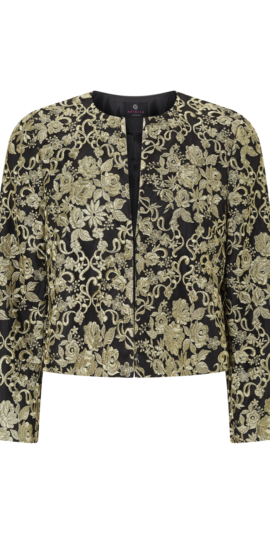 Ariella London Edie Gold Embroided Jacket