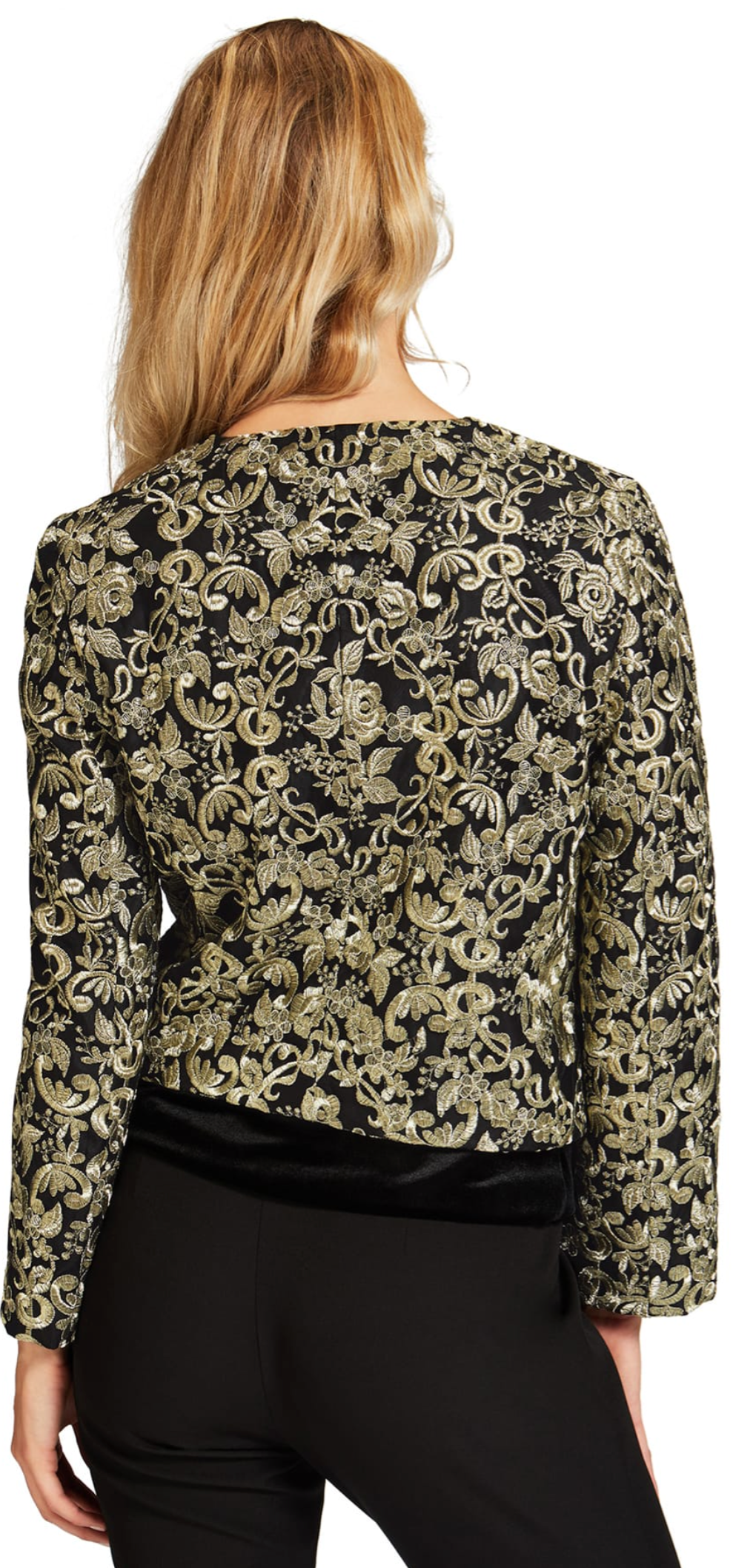 Ariella London Edie Gold Embroided Jacket